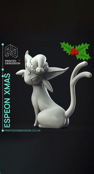 Espeon xmas - Pokemon - Fan Art