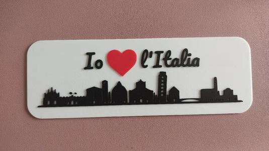 Sign "Io Amo L'italia"   