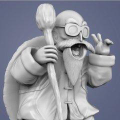Master Roshi 3D Printing Figurine | Assembly