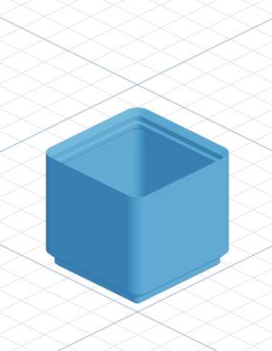 Gridfinity | Bin | Box | 1 x N x 5