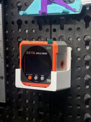 DC107 Digital Angle Finder Mount for Lidl Parkside Pegboard   