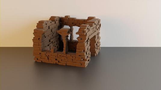 Ruined house #2 - wargaming terrain