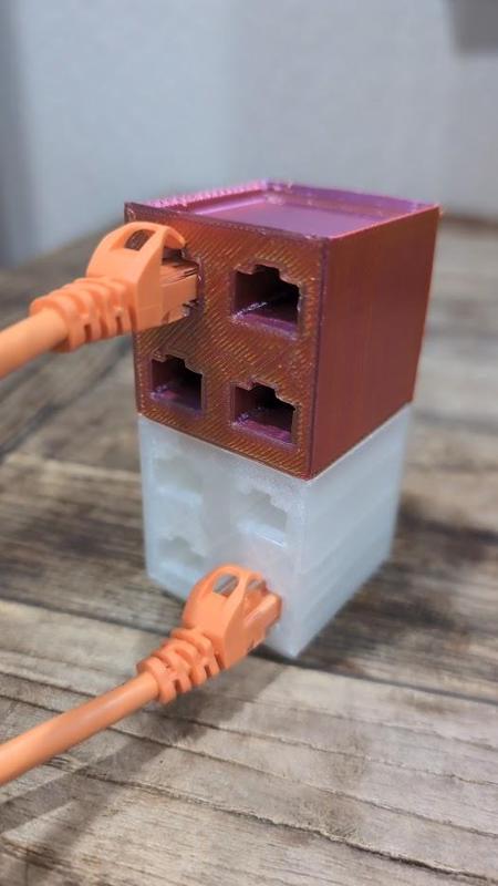 Gridfinity Network Cable Fidget Toy