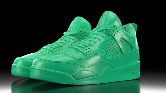Air Jordan 4 with flat sole bottom