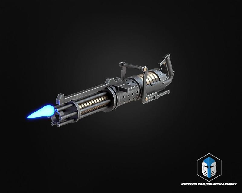 Z-6 Rotary Cannon - 3D Print Files
