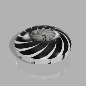 Air powered top v3