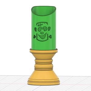 Frankenstein Tea Light Candle.stl