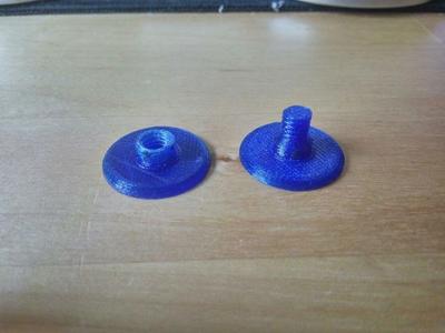 Threaded Fidget Spinner caps (Twist together!)