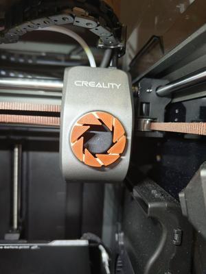 Creality K1/K1C Aperture Science hotend (model) fan cover