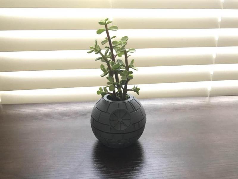 Death Star Planter
