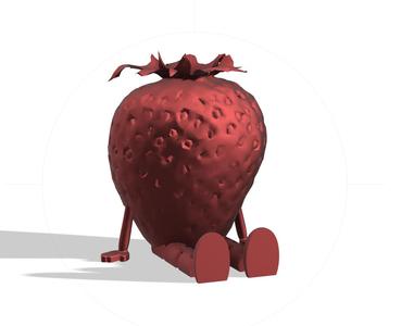 Articulated companion-Strawberry .3mf