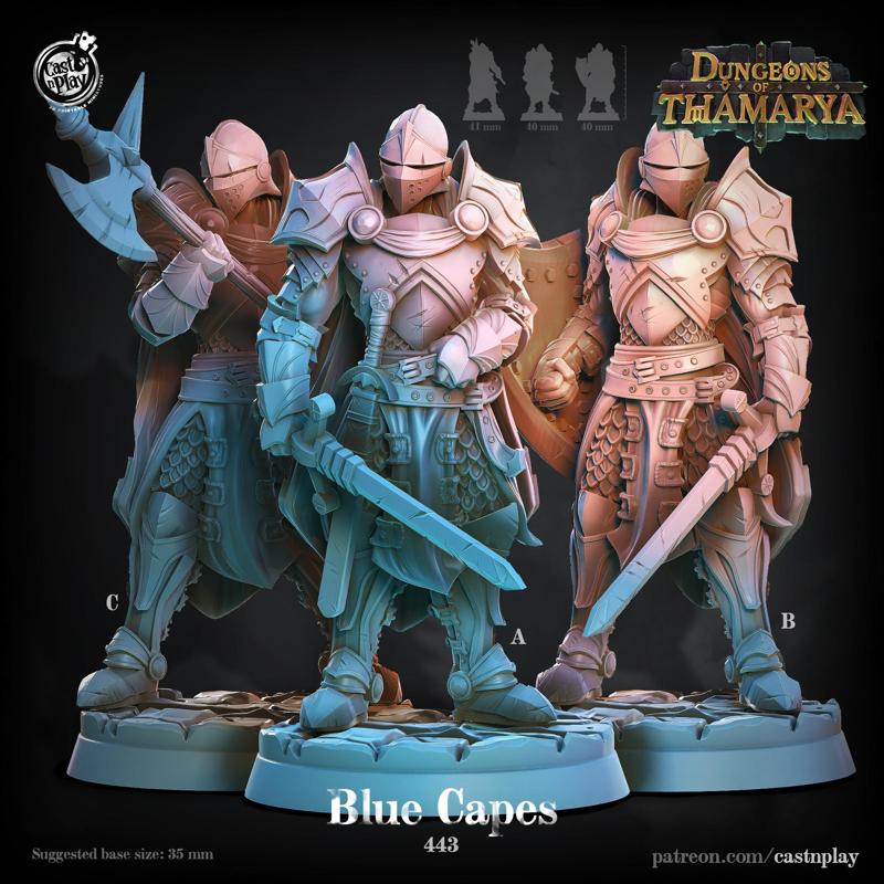 Blue Capes | Knights (Pre-Supported)