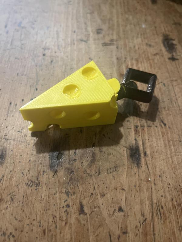 cheese keychain
