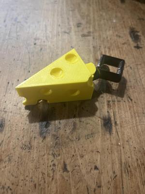 cheese keychain