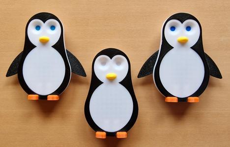 Magnetic Key Holder - Penguin Style