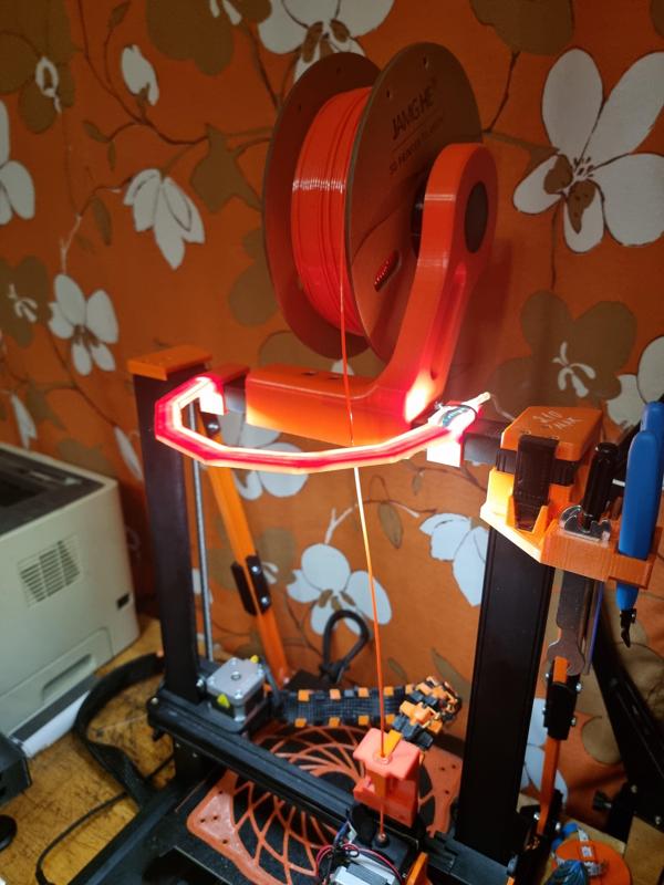(Ender 3 V3 SE) Halo Light Led Strip Holder