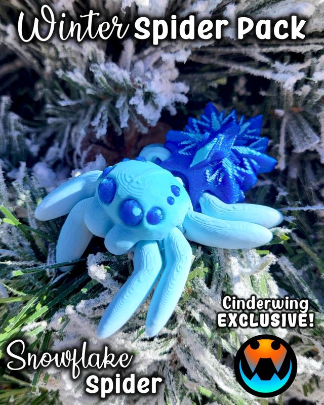 Tiny Snowflake Spider