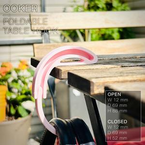 OOKER  |  foldable table hook, print-in-place