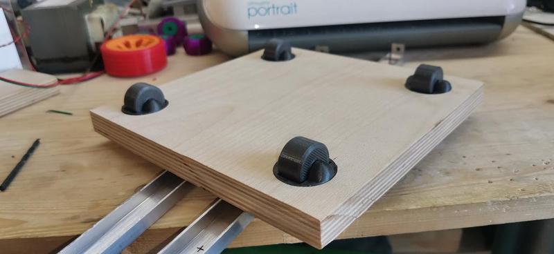 Built-in wheels