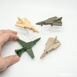 Print-in-place and articulated MiG-23 Jet Fighter with Improved Wingdesign