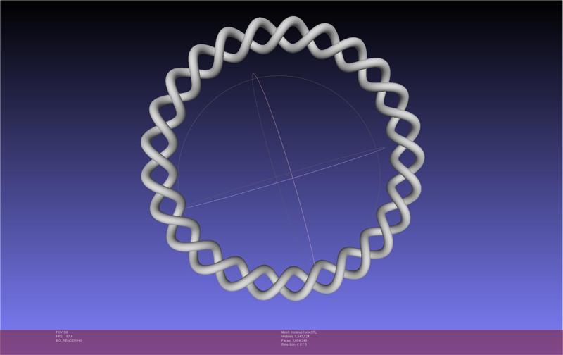 Mobius Helix CAD Experiment