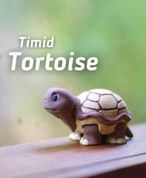 Timid Tortoise - Articulated Fidget Tortoise - Ludo Animal