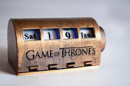 Game of Thrones Desk Calendar