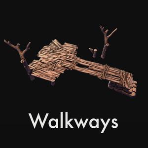 Dock or any other walkway above water surface