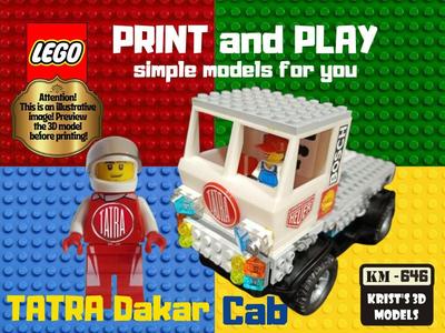 LEGO TATRA Dakar truck cab