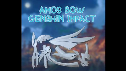 Genshin Impact Amos bow Ganyu for cosplay