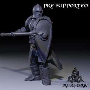 City Guard - Spear and Shield - guarding