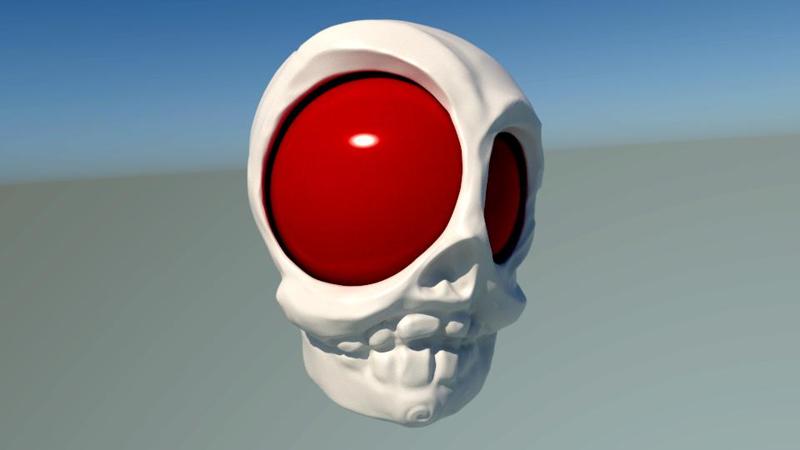 Skully Skull Fidget Thumb Roller