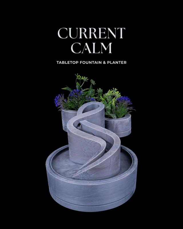 Current Calm  Tabletop Fountain & Planter