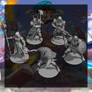 Dead Wars Factions FREE Miniatures (PRESUPPORTED)
