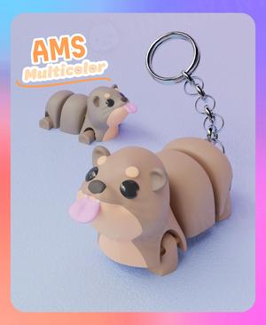 Flexi "AWAWA" Hyrax Keychain (Multicolor)