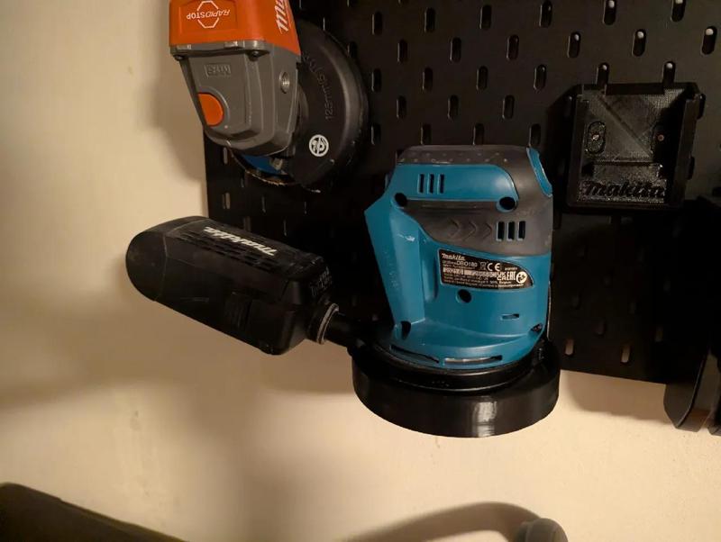 Makita DBO180 125 mm orbital Sander Skadis mount with T-Nuts   