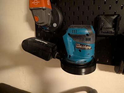 Makita DBO180 125 mm orbital Sander Skadis mount with T-Nuts   