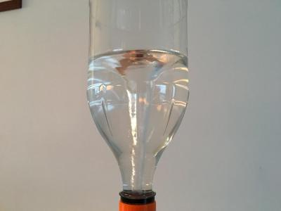 Vortex in a bottle 3D printed cap