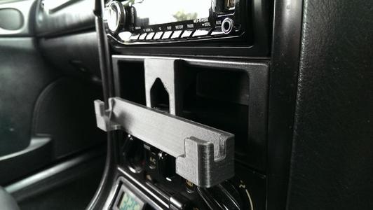 Mazda MX-5 Miata (or similar '99 era Mazda) DIN HTC One M7 Holder 