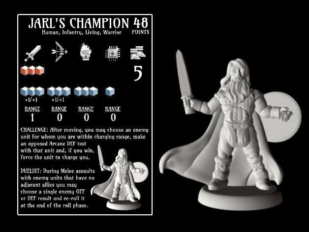Jarl's Champion (18mm scale)