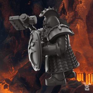 FREE STL: Grimworld: Battle for Underholme (Voidland Dwarves)