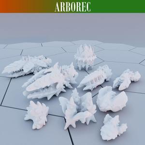 Twilight Imperium Arborec 3D print ship models
