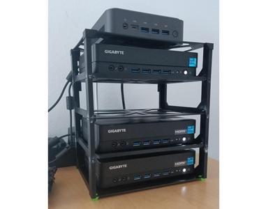 Modular Mini-PC Stacking Rack