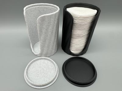 Cotton Pad Dispenser, Elegant Travel Case