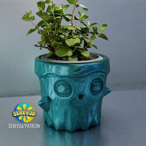 Boo Ghost - Flower Pot and Mini Container - 3D print STL and multicolor 3MF file