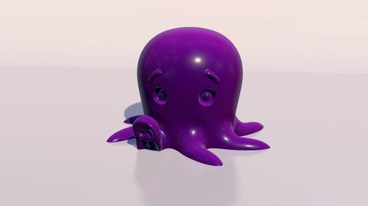 Cute Octopus Following Eyes V2