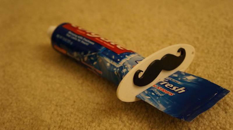 Mustache toothpaste squeezer!