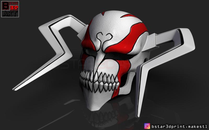 The Whole Hollow Mask - Kurosaki Ichigo - Bleach 3D print model