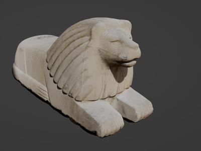 Linköping Lion  (concrete bollard)