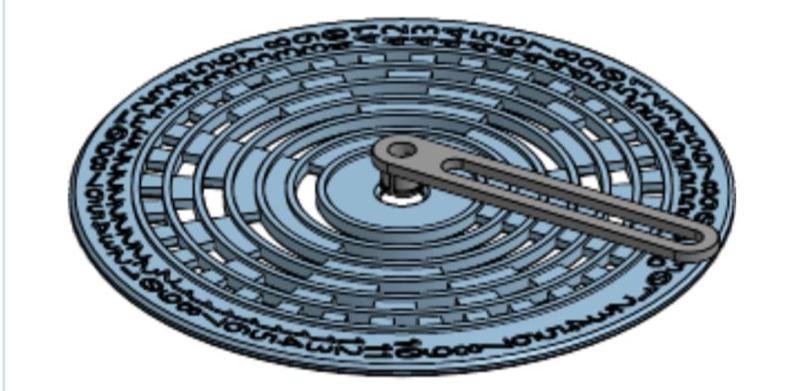 6-Bit Binary Encoder Wheel 